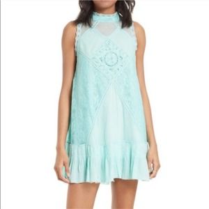 Free People FP One Angel Lace dress turquoise - M
